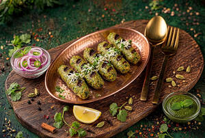 Subz Seekh Kebab (5 Pcs)