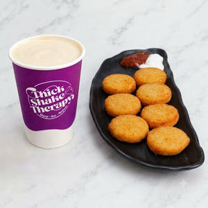 Cold Coffee + Melting Cheese Coins (8 Pcs)