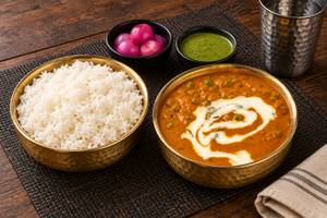 Matar Paneer Rice Bowl