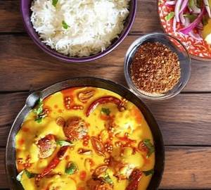 Kadi Pakoda | Rice