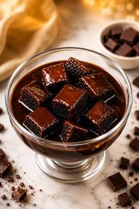 Dark Chocolate Puddle Cake