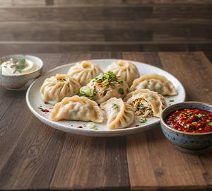 Chicken Momos (steamed) 5 Pieces