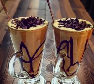 Cold coffee with crush