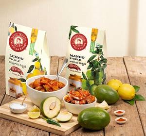 LEMON PICKEL 400gm and MANGO PICKLE 400gm VALUE PACK 800GM