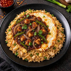 Chicken Green Chilli Rice