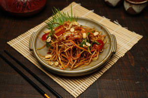 Raw Papaya Salad Prawns