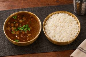 Chole Masala Rice Bowl