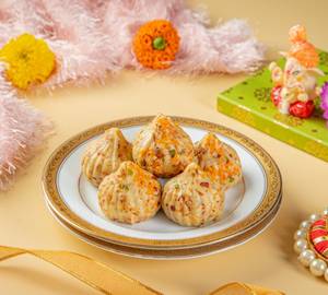 Crunchy Badam Modak