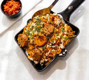 Soya Chaap Biriyani