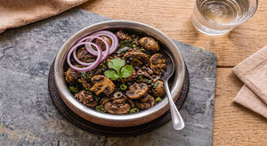 Mushroom Pepper Fry