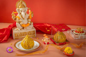 Kaju Kesar Pista Modak - 1 Pc - 250 Gms