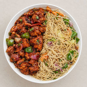 Chilli Chicken + Chicken Hakka Noodles