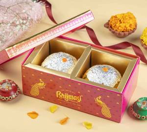 Special Motichoor Ladoo - 2 Big Pcs - 500 Gms