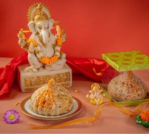 Crunchy Badam Modak - 1 Pc - 500 Gms