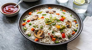 Mushroom Fried Rice