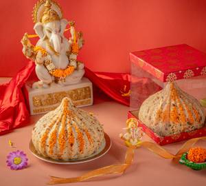 Crunchy Badam Modak - 1 Pc - 1 Kg