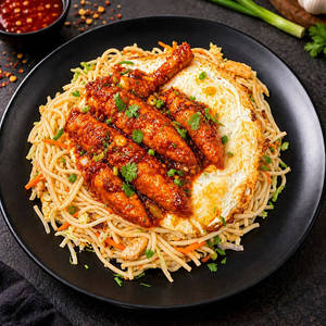 Chicken Noodles With Bullet Chicken