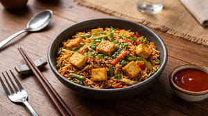 Schezwan Paneer Fried Rice