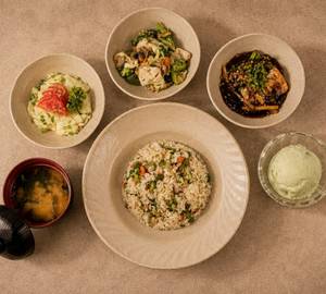Tofu & Asparagus Teppanyaki Set