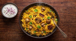 Mushroom Biryani [ Chinese ]