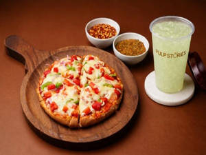 Veg Corn Pizza - 6 Inch + Classic Vergin Mojito