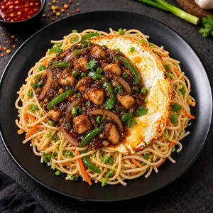 Chicken Green Chilli Noodles