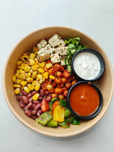 Protein Cilantro Veggies Bowl (25gm Protein )