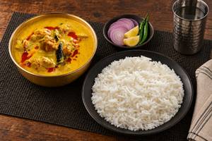 Kadhi Pakoda Rice Bowl