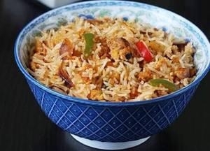 Chilly Garlic Egg Fried Rice