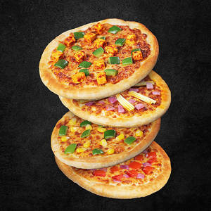 Great Value Combo 4 Pizzas  (non Jain)