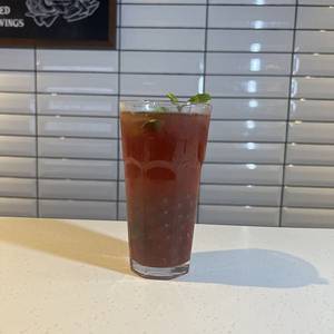 Berry Blast Boba Tea + Cranberrry Bubbles