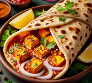 Double Butter Paneer Roll