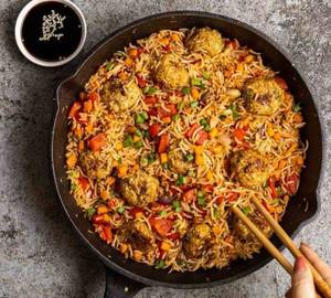 Veg Manchurian Fried Rice