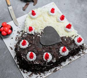 Dual Forest Heart Large Cake(1 Kg)