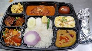 Bengali Deluxe Thali With Fish Curry