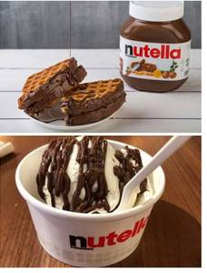 Naked Nutella Waffle + 150ml Icecream