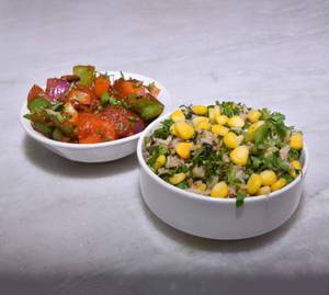 Veg Fried Rice with Veg Manchurian  