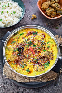 Kadhi With Rice