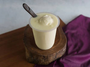 Malai lassi with ice cream