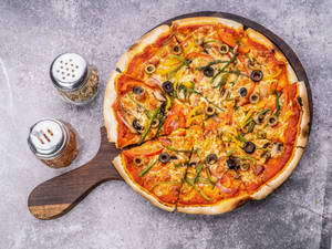 Vegan Primavera Pizza (10")
