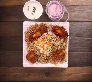Roasted fry biryani [plate]                                                   