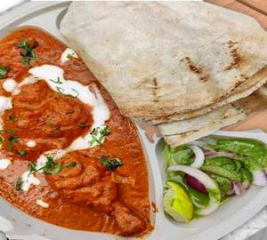 Rumali Roti With Chicken Curry Combo                                                   