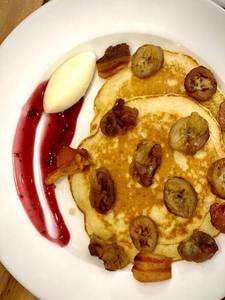 Banana And Bacon Pancakes