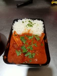 Mutton Curry Rice [1000Ml Bowl] With Coke 250Ml