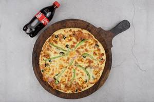 Makhani Paneer Pizza [7 Inches] + Coke [250 Ml]