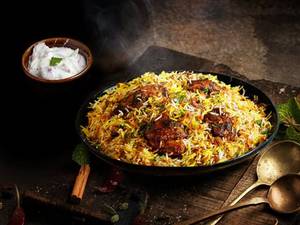 Ustaadi Hyderabadi Chicken Biryani (Boneless, Serves 1)