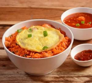 Egg Triple Schezwan Fried Rice