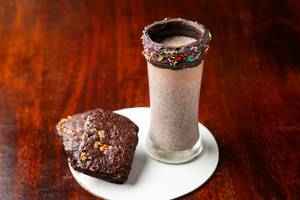 Caramel Brownie Milkshake
