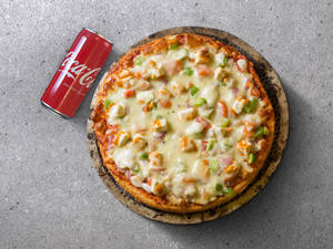 11" Paneer Tikka Pizza ( Large)+ Coke ,thumbs 500 ml