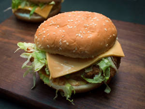 Double Decker Veg Burger